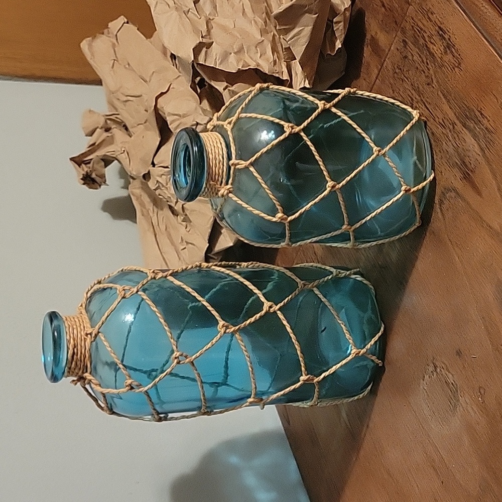 Two Accent Beach Jars